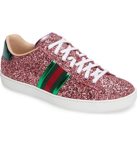 gucci glitter shoes cheap|gucci ace sneakers on sale.